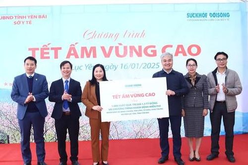 'Tết ấm vùng cao' 2025 của Báo Sức khỏe và Đời sống: Khám, cấp thuốc và tặng 1.000 suất quà cho người dân huyện Lục Yên, Yên Bái