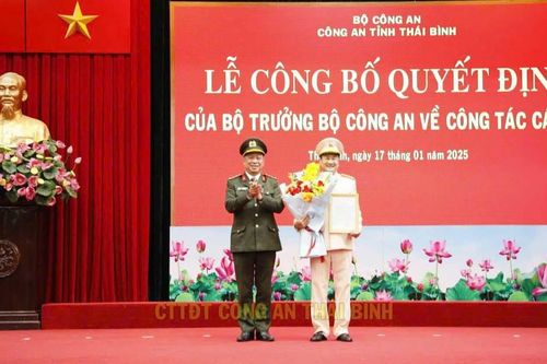 Thái Bình có tân Phó Giám đốc Công an tỉnh