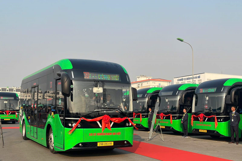Hà Nội triển khai vận hành 4 tuyến xe buýt điện mới