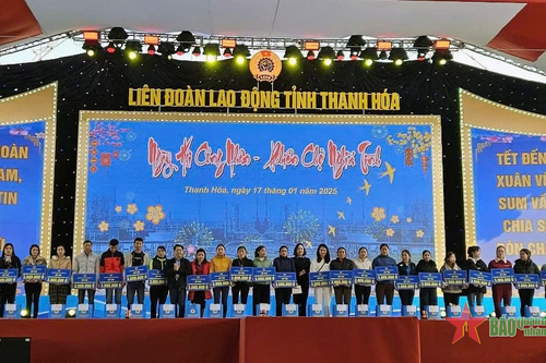 'Ngày hội công nhân - Phiên chợ nghĩa tình' tại Thanh Hóa