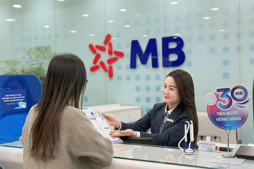 MB trong nhóm 5 ngân hàng có tổng tài sản hơn 1 triệu tỷ đồng