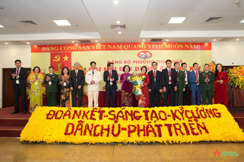 Quận Tây Hồ: Đại hội Đảng bộ điểm phường Thụy Khuê thành công tốt đẹp