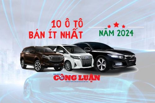10 ô tô bán ít nhất năm 2024: Nhiều mẫu xe lao dốc không phanh