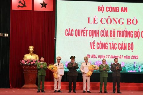 Bổ nhiệm hai Phó Giám đốc Công an thành phố Hà Nội