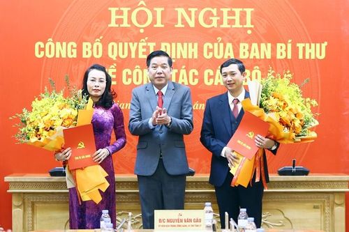 Bổ nhiệm, bầu, chuẩn y nhân sự mới ở 5 tỉnh, thành
