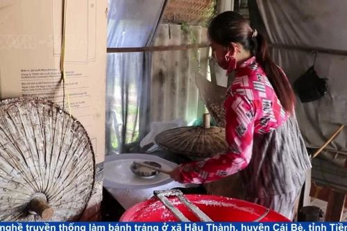 Thăm làng bánh tráng Hậu Thành nổi tiếng của Tiền Giang