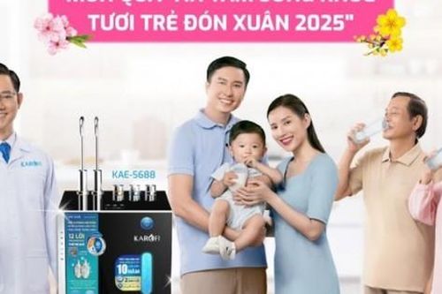 Máy lọc nước Hydro-ion Kiềm Karofi S688 - Món quà sống khỏe, tươi trẻ đón xuân
