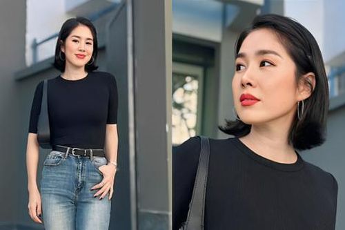 Vóc dáng gây sốt của Lê Phương khi diện đồ bó sát