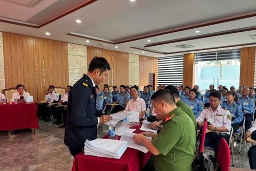 Đồng Nai: Một công ty được sát hạch nghiệp vụ bảo vệ