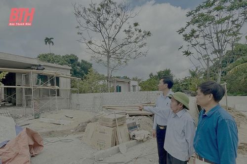 Nga Sơn quan tâm xây dựng nhà ở cho hộ nghèo, hộ gia đình chính sách