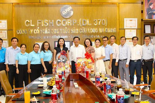 Phó Chủ tịch UBND tỉnh An Giang Ngô Công Thức chúc Tết các doanh nghiệp