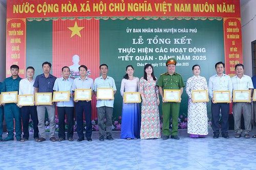 Châu Phú tổng kết chương trình Tết quân - dân năm 2025