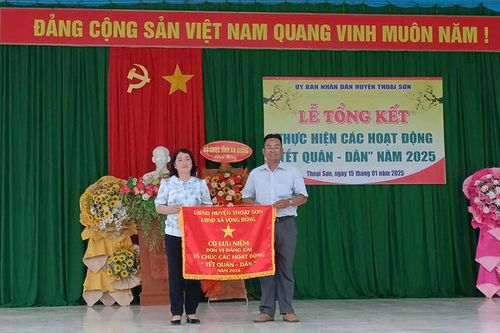Thoại Sơn tổng kết các hoạt động Tết quân - dân năm 2025