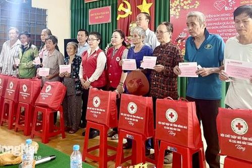 Trao tặng quà Tết tại các địa phương