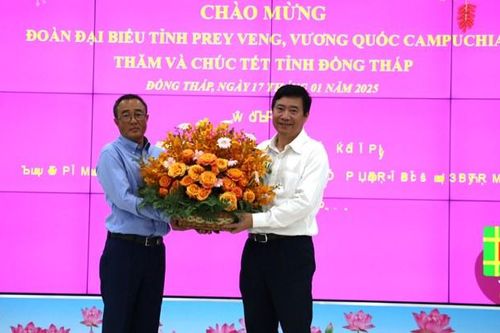 Gặp gỡ và trao đổi giữa chính quyền và doanh nghiệp 2 tỉnh Đồng Tháp - Prey Veng