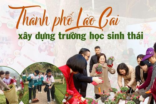 Thành phố Lào Cai xây dựng trường học sinh thái