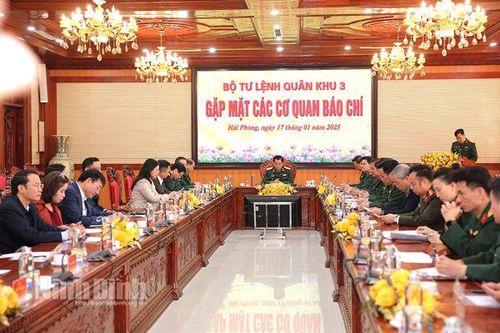 Bộ Tư lệnh Quân khu 3 gặp mặt các cơ quan báo chí
