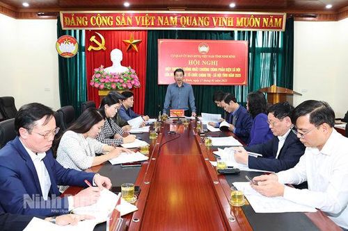 Hội nghị hiệp thương, thống nhất chương trình phản biện xã hội của MTTQ và các tổ chức chính trị-xã hội tỉnh năm 2025