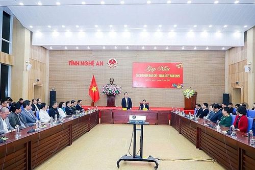 Nghệ An: Gặp mặt các cơ quan báo chí – Xuân Ất Tỵ năm 2025