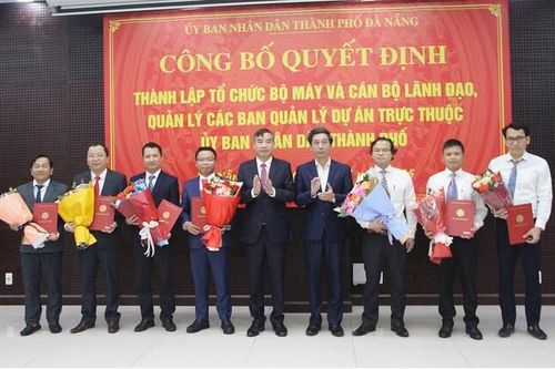 Đà Nẵng thành lập 3 Ban Quản lý dự án trên cơ sở hợp nhất 6 đơn vị