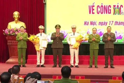 Bổ nhiệm hai Phó Giám đốc Công an thành phố Hà Nội