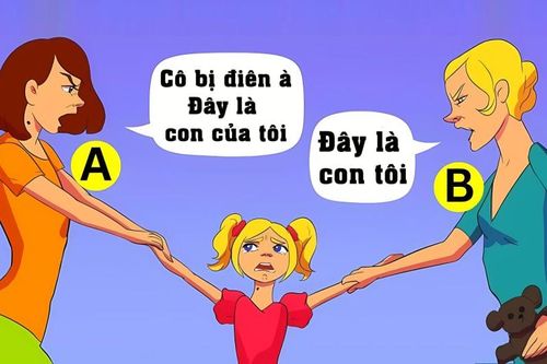 Trong 10 giây, đố bạn tìm ra mẹ của bé gái?