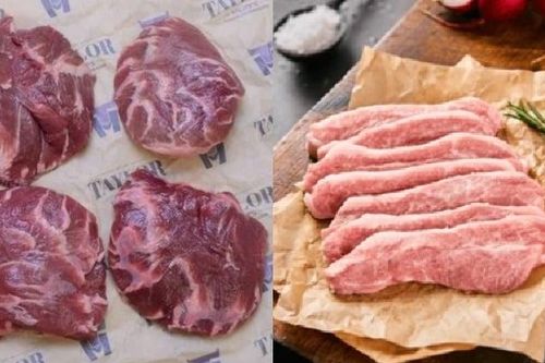 Thịt nọng và thịt má đào khác nhau chỗ nào?