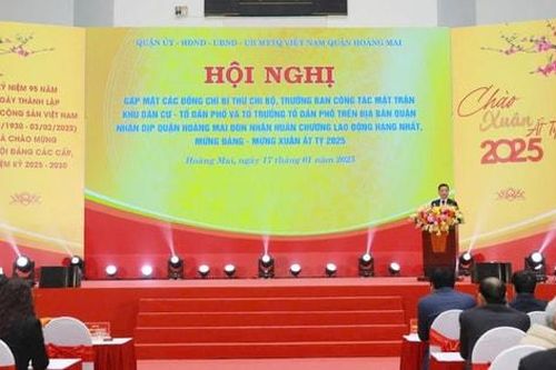 Quận Hoàng Mai gặp mặt, tri ân đội ngũ cán bộ cơ sở