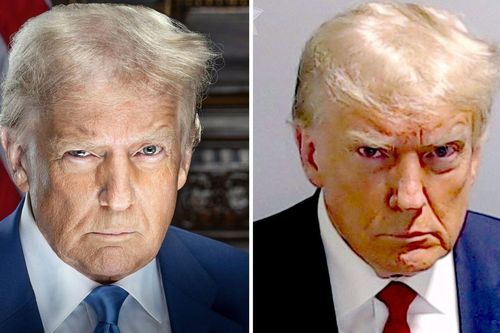 Vì sao ông Trump trừng mắt trong bức chân dung mới?
