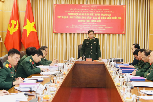 Xây dựng 'thế trận lòng dân' bảo vệ biên giới quốc gia trong tình hình mới