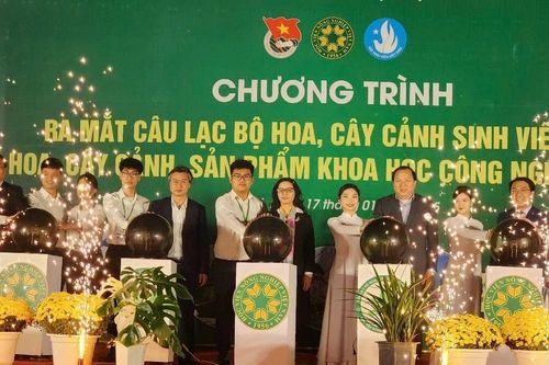 Ra mắt Câu lạc bộ hoa, cây cảnh sinh viên Học viện Nông nghiệp Việt Nam