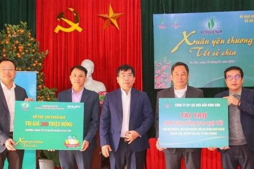 BSR và PVFCCo đem 'Xuân yêu thương, Tết sẻ chia' về với xã An Thọ (Hải Phòng)