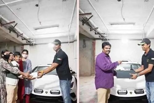 Mua siêu xe Lamborghini hơn 14 tỷ đồng nhưng lễ nhận xe lại giản dị không tưởng