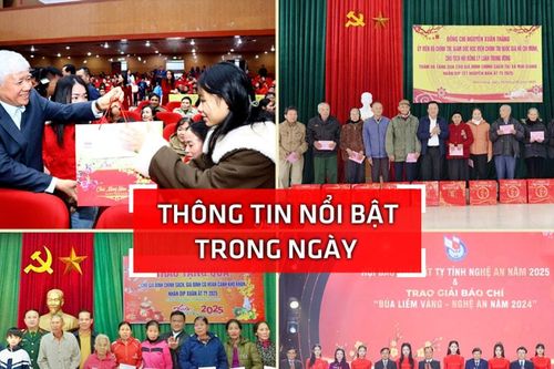Nghệ An: Thông tin nổi bật ngày 18/1