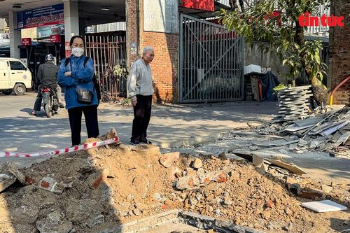 Sửa 1 km vỉa hè 5 tháng chưa xong