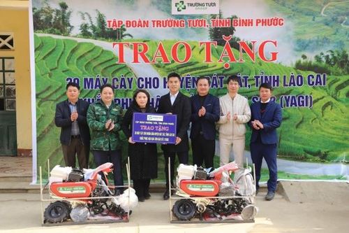 Tập đoàn Trường Tươi hỗ trợ người dân khắc phục bão Yagi
