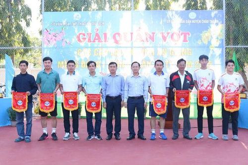 Khai mạc Giải quần vợt các câu lạc bộ tỉnh An Giang mừng Đảng, mừng Xuân Ất Tỵ năm 2025