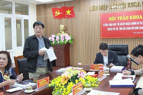 Bắc Giang: Tư vấn, phản biện Đồ án quy hoạch chung đô thị Tam Tiến