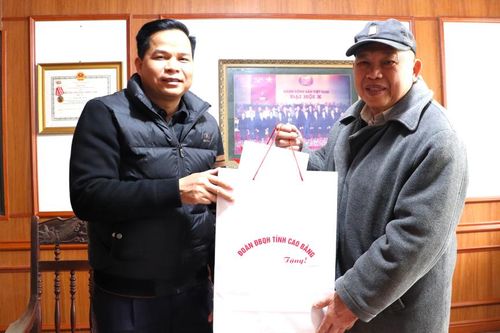 Đoàn đại biểu Quốc hội tỉnh thăm, tặng quà Tết các đồng chí nguyên đại biểu Quốc hội