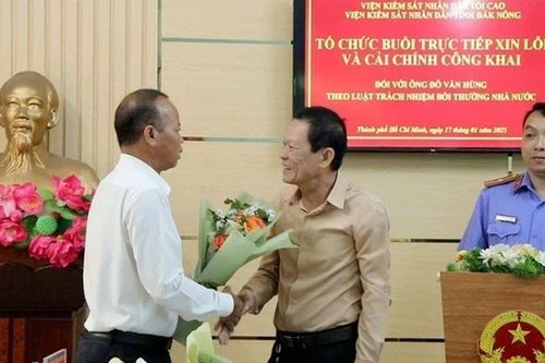 Viện KSND tỉnh Đắk Nông công khai xin lỗi người dân chịu án oan 10 năm