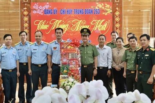 Trung tướng Lê Hồng Nam thăm, chúc Tết các đơn vị, gia đình tại TPHCM và Bình Dương