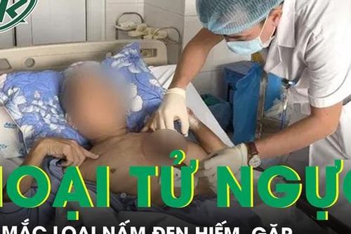 Người đàn ông hoại tử vùng ngực do mắc một loại nấm hiếm gặp