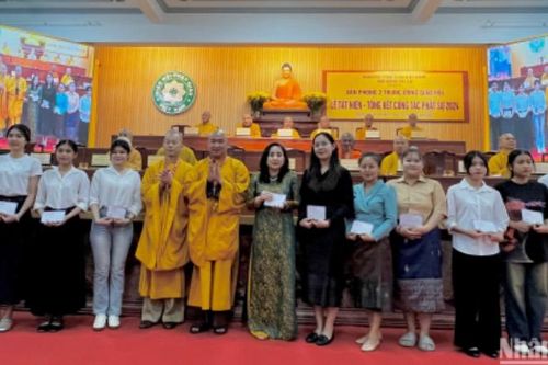 Văn phòng 2 Trung ương Giáo hội Phật giáo Việt Nam thực hiện các hoạt động từ thiện gần 5 tỷ đồng