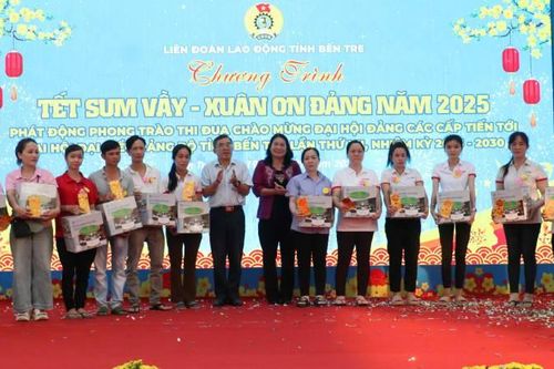 Bến Tre tổ chức Chương trình 'Tết sum vầy-Xuân ơn Đảng'