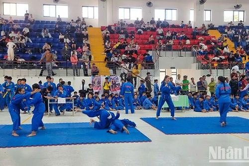 Thi nâng cấp trung đẳng Vovinam tỉnh Vĩnh Long mở rộng