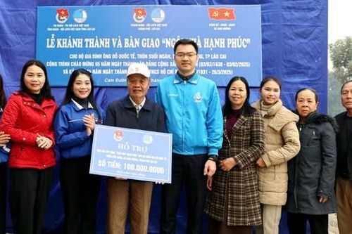 Tỉnh Đoàn Lào Cai bàn giao Ngôi nhà hạnh phúc cho người có công