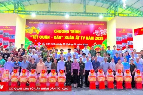'Tết Quân – Dân' Xuân Ất Tỵ 2025 diễn ra với nhiều hoạt động ý nghĩa