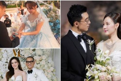 4 lễ cưới của nghệ sĩ Việt trong năm 2024 được ví như cổ tích