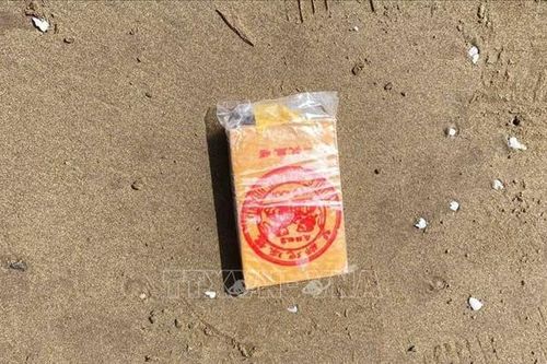 Phát hiện nhiều vật thể nghi ma túy trôi dạt vào bãi biển Trà Vinh