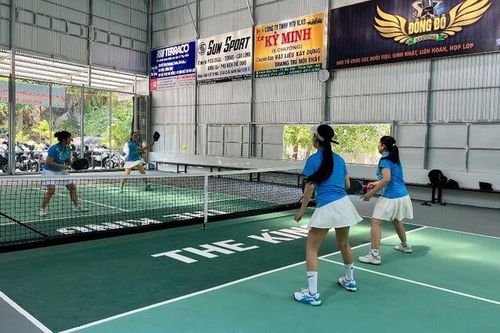 Hội Liên hiệp Phụ nữ thị trấn Núi Sập ra mắt Câu lạc bộ Pickleball